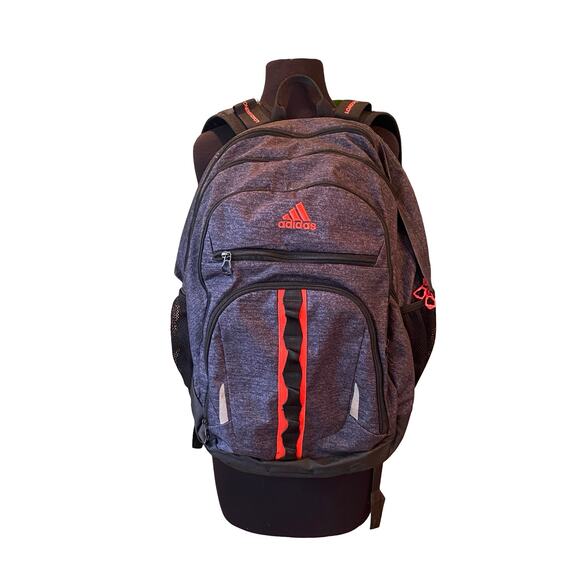 Adidas LoadSpring Laptop Backpack Gray/Orange - Picture 2 of 16